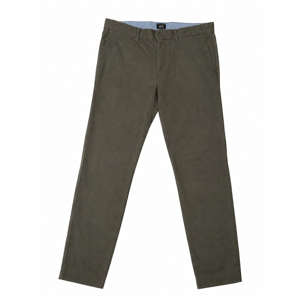 J Crew 250 Skinny Fit Chino Pants Mens 34x32 Dark Gray Stretch Cotton Casual